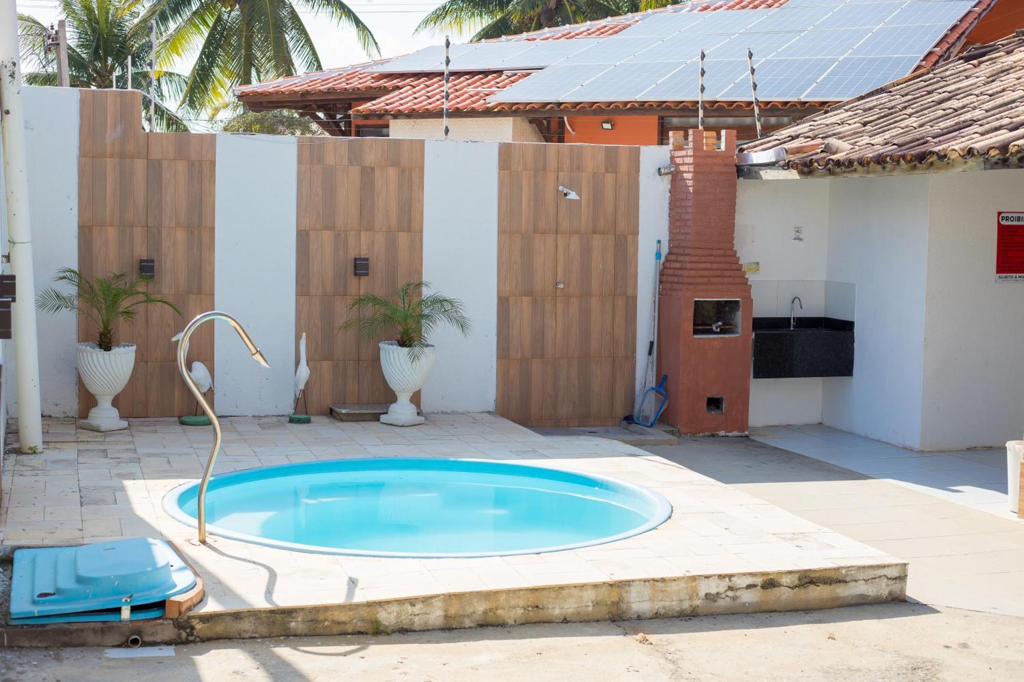Casa Duplex Com 2 Suites Com Ar Condicionado ,100M Da Praia - Barra De Sao Miguel, A 8 Minutos Da Praia Do Gunga E A 3 Da Praia Bonita! Condominio Com Piscina E Churrasqueira! מראה חיצוני תמונה